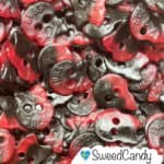 Bubs and Skulls Raspberry Licorice Swedish Candy Sweedcandy